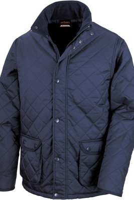 Result R195X - Stilfuld Vandafvisende Quiltet Jakke med Corduroy Krave