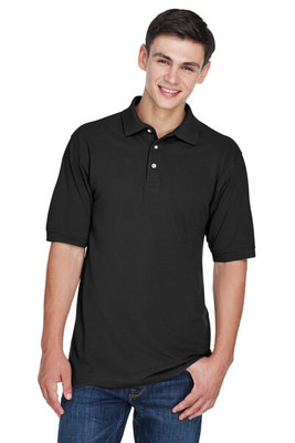 Harriton M265 - Men's 5.6 oz. Easy Blend Polo