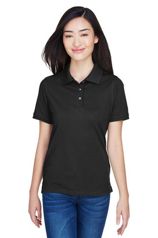 Harriton M265W - Ladies 5.6 oz. Easy Blend Polo