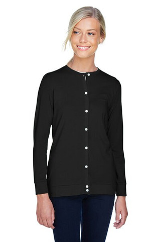 Devon & Jones DP181W - Perfect Fit Ladies Ribbon Cardigan
