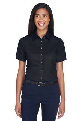 Harriton M500SW - Chemise Femme Twill Anti-Taches et Anti-Froissement