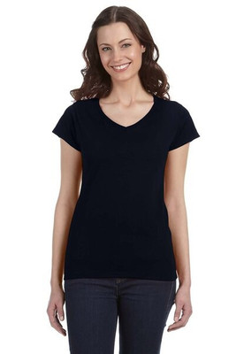 Gildan G64VL - Softstyle® Ladies 4.5 oz. Junior Fit V-Neck T-Shirt