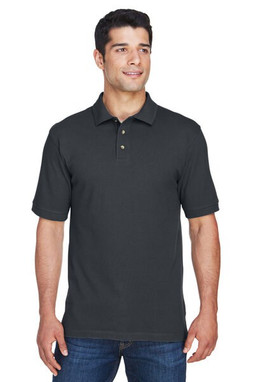 Harriton M200T - Tall 6 oz. Ringspun Cotton Piqué Short-Sleeve Polo