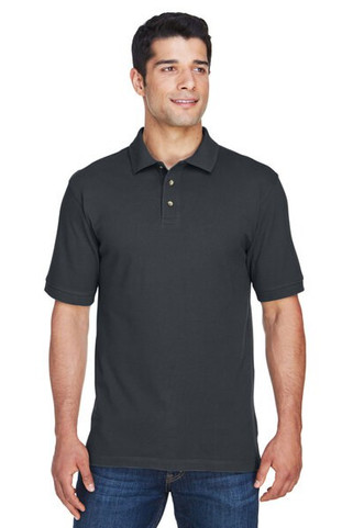 Harriton M200T - Tall 6 oz. Ringspun Cotton Piqué Short-Sleeve Polo