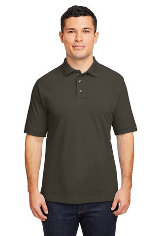 Harriton M200 - Mens 6 oz. Ringspun Cotton Piqué Short-Sleeve Polo