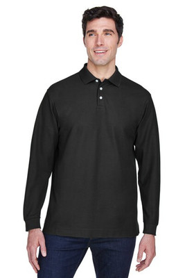 Devon & Jones D110 - Polo en pima piqué à manches longues
