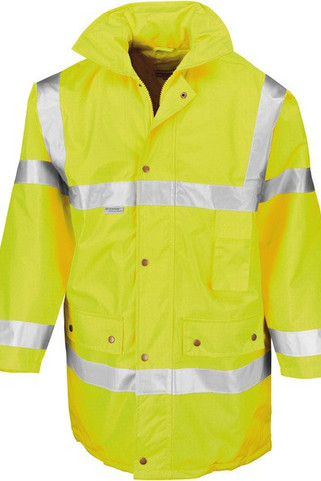 Result R18 - High-Visibility Reflective Safety Work Jacket
