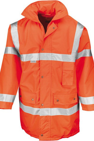Result R18 - High-Visibility Reflective Safety Work Jacket