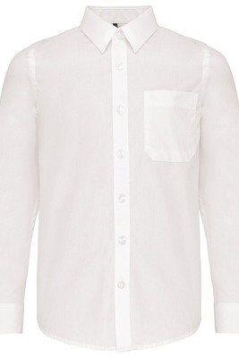 Kariban K521 - CHEMISE POPELINE MANCHES LONGUES ENFANT