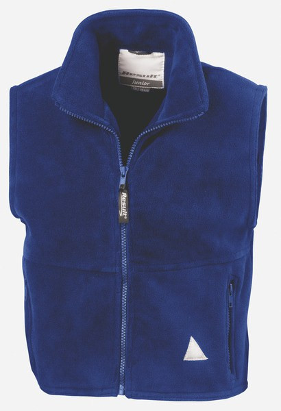 Result R37J - Junior Aktiv Fleece Vest med Refleksdetaljer