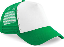 Beechfield B640 - Retro Snapback Kasket med Mesh Paneler
