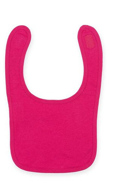 Larkwood LW082 - Soft Cotton Baby Bib with Velcro Closure