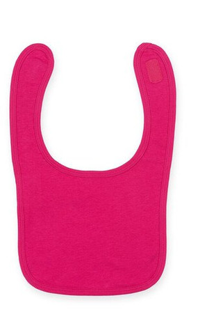Larkwood LW082 - Soft Cotton Baby Bib with Velcro Closure