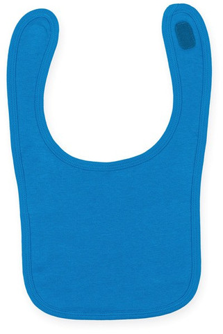 Larkwood LW082 - Soft Cotton Baby Bib with Velcro Closure
