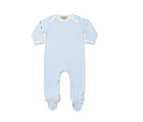 Larkwood LW053 - Pyjama Bébé Contrasté Manche Longue