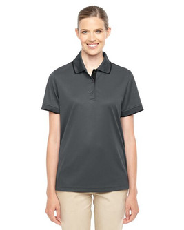 Core365 78222 - Ladies Motive Performance Pique Polo with Tipped Collar
