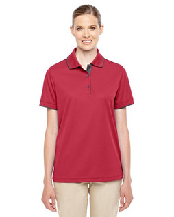 Core365 78222 - Ladies Motive Performance Pique Polo with Tipped Collar