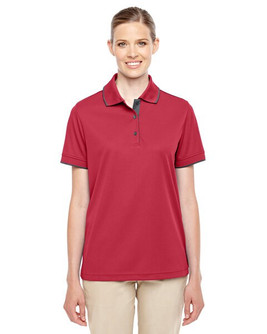 Core365 78222 - Ladies Motive Performance Pique Polo with Tipped Collar