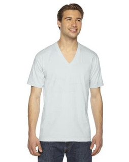 American Apparel 2456 - Unisex Fine Jersey Short-Sleeve V-Neck