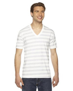 American Apparel 2456 - Unisex Fine Jersey Short-Sleeve V-Neck
