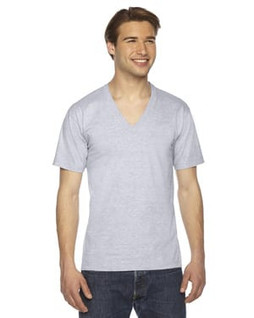 American Apparel 2456 - Unisex Fine Jersey Short-Sleeve V-Neck