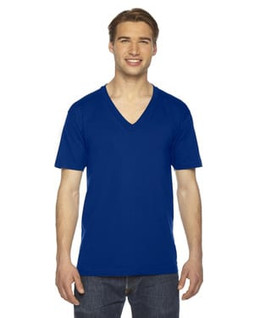 American Apparel 2456 - Unisex Fine Jersey Short-Sleeve V-Neck