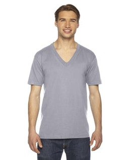 American Apparel 2456 - Unisex Fine Jersey Short-Sleeve V-Neck
