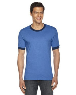 American Apparel BB410 - Unisex Poly-Cotton Short-Sleeve Ringer T-Shirt