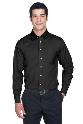Devon & Jones DG530T - Men's Tall Crown Collection Solid Long-Sleeve Stretch Twill