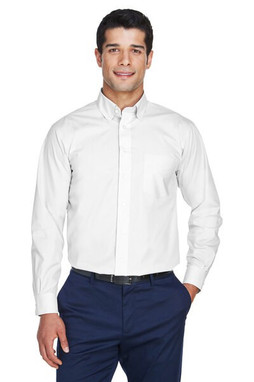 Devon & Jones D620T - Mens Tall Crown Collection Solid Long-Sleeve Broadcloth