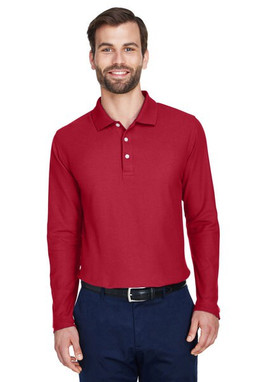 Devon & Jones DG170 - Mens DRYTEC20 Performance Long-Sleeve Polo