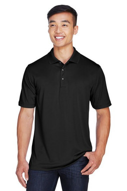 Harriton M345 - Mens Advantage IL Snap Placket Performance Polo
