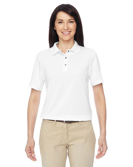 Harriton M345W - Polo Performance Féminin à Plis et Col Tricot