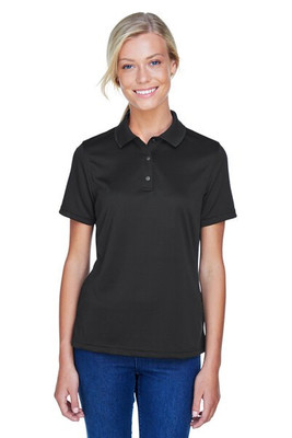 Harriton M345W - Polo Performance Féminin à Plis et Col Tricot