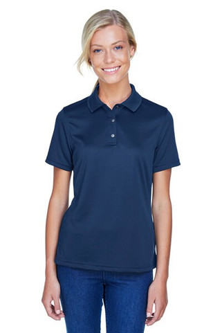 Harriton M345W - Ladies Advantage IL Snap Placket Performance Polo