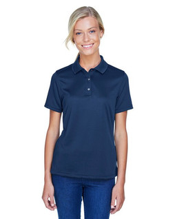 Harriton M345W - Polo Performance Féminin à Plis et Col Tricot