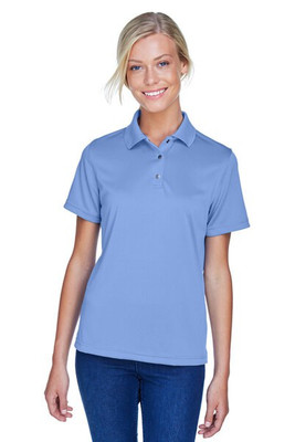Harriton M345W - Polo Performance Féminin à Plis et Col Tricot