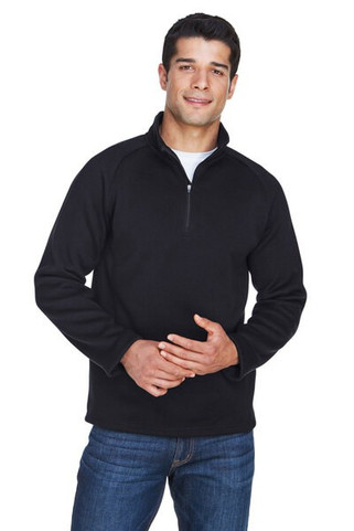 Devon & Jones DG792 - Chandail Bristol Fleece Demi-Zip