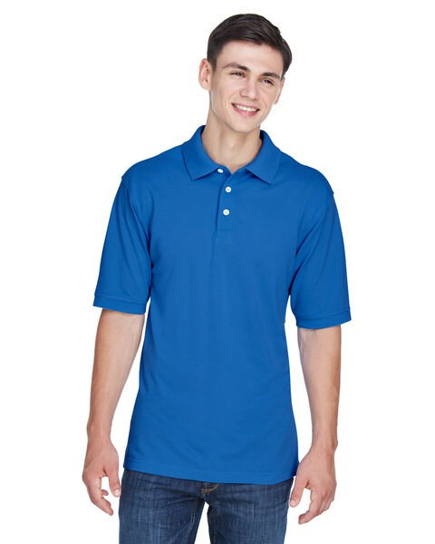 Harriton M265T - Men's Tall Easy Blend Polo