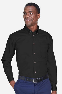Harriton M500T - Men's Tall Easy Blend Long-Sleeve Twill