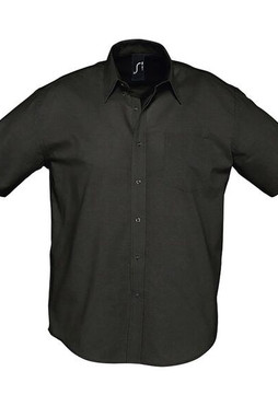 SOLS 16010 - Brisbane Camicia Uomo Oxford Manica Corta
