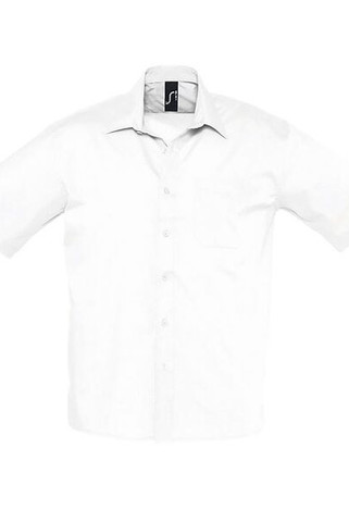 SOLS 16050 - Bristol Heren Hemd Popeline Korte Mouwen