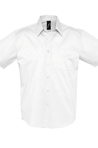 SOLS 16080 - Brooklyn Short Sleeve Cotton Twill Mens Shirt