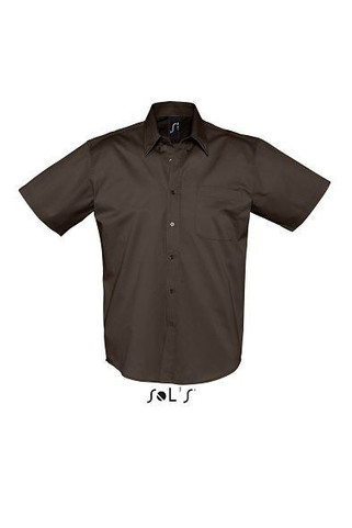SOLS 16080 - Brooklyn Short Sleeve Cotton Twill Mens Shirt