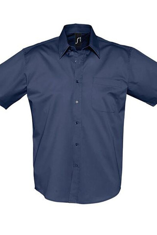 SOLS 16080 - Brooklyn Short Sleeve Cotton Twill Mens Shirt