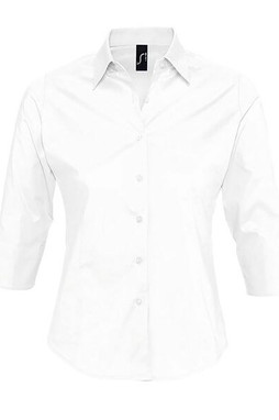 SOLS 17010 - Effect Camicia Donna Stretch Manica 3/4