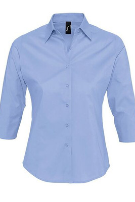 SOL'S 17010 - Effect Chemise Femme Stretch Manches 3/4