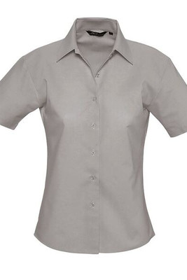 SOL'S 16030 - Elite Camisa Oxford De Manga Curta Para Senhora
