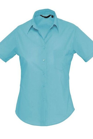SOLS 16070 - Escape Short Sleeve Poplin Womens Shirt