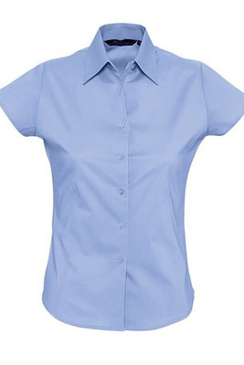 SOL'S 17020 - Excess Dames Bloes Stretch Korte Mouwen